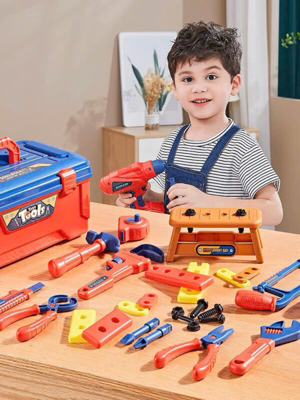 HỘP LẮP RÁP KĨ SƯ ĐỎ KÈM KHOAN ĐIỆN - Hình ảnh 3