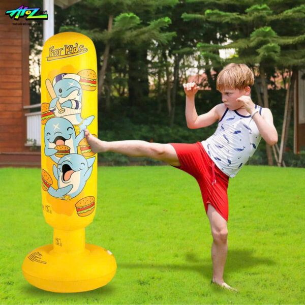 Đồ Chơi Trụ Đấm Bốc kèm bơm cho bé - Hình ảnh 2