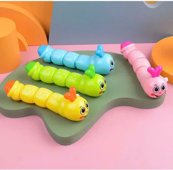 Đồ chơi sâu vặn cót màu sắc - Hình ảnh 2