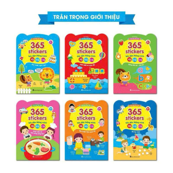 Sách 365 sticker bóc dán