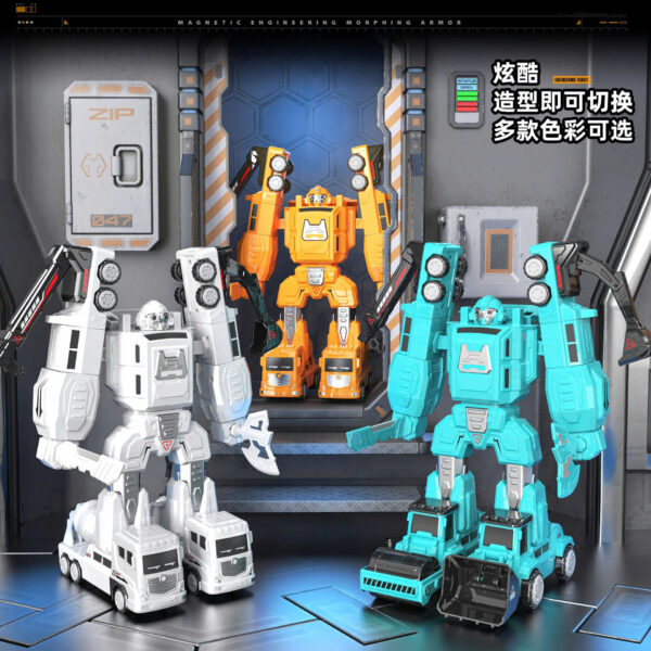 LẮP GHÉP ROBOT 6IN1 XANH/ VÀNG/ TRẮNG