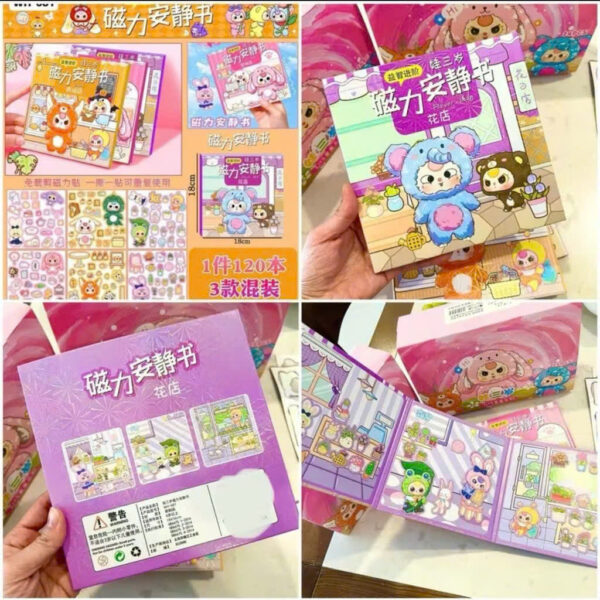 Combo 3 sách sticker baby three - Hình ảnh 3