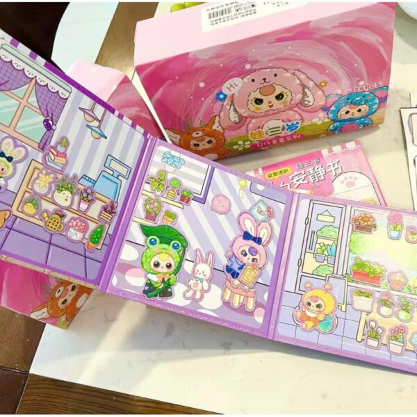 Combo 3 sách sticker baby three - Hình ảnh 4