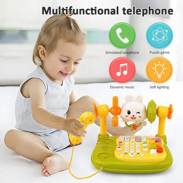 ĐIỆN THOẢI THỎ ĐÃ NĂNG VUI NHỘN CHO BÉ - Hình ảnh 3