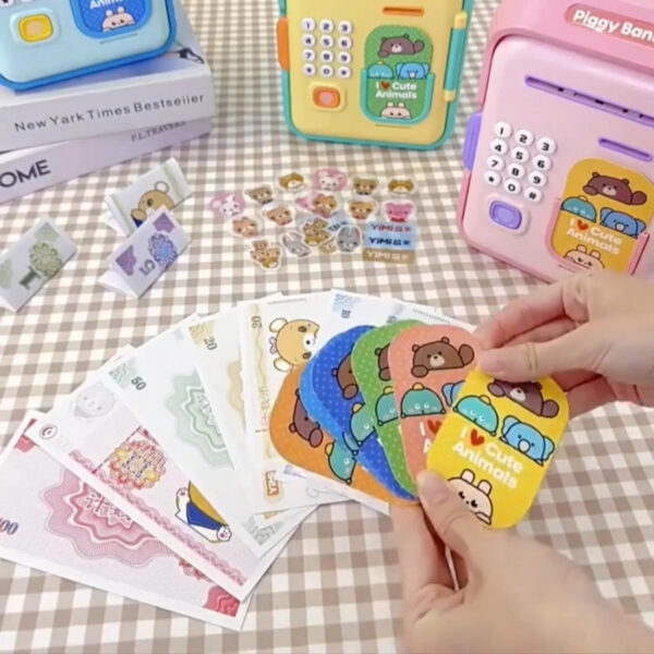 KÉT TIẾT KIỆM VÂN TAY CÓ NHẠC ĐÈN CHO BÉ - Hình ảnh 4