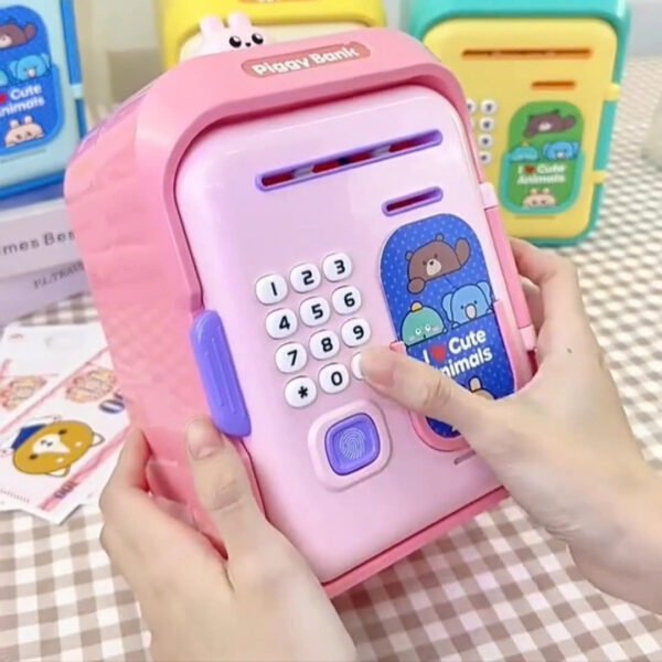 KÉT TIẾT KIỆM VÂN TAY CÓ NHẠC ĐÈN CHO BÉ - Hình ảnh 2