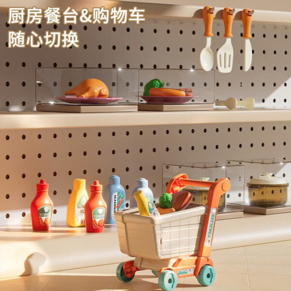 Xe đẩy nấu ăn 2in1 - Hình ảnh 4
