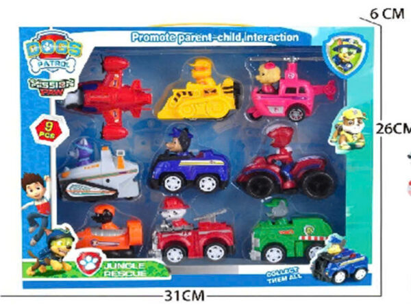 BỘ 9 XE CHÓ CỨU HỘ CHO BÉ