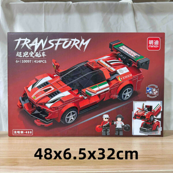 Lego siêu xe biến hình robot - Hình ảnh 2