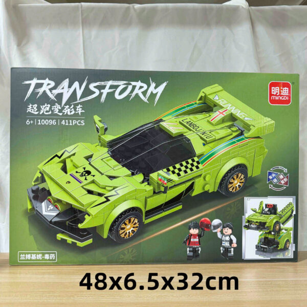Lego siêu xe biến hình robot - Hình ảnh 4