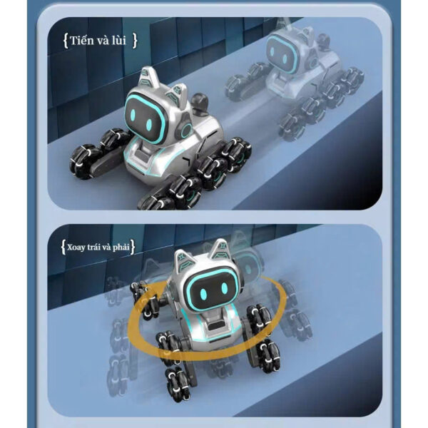 Chó robot 8 bánh điều khiển từ xa - Hình ảnh 5