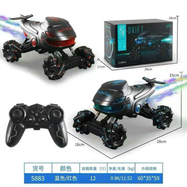Xe ô Tô Địa Hình Cá Bay Gầm Cao Mới 2023 Có chức Năng Phun Sương ( sạc USB )
