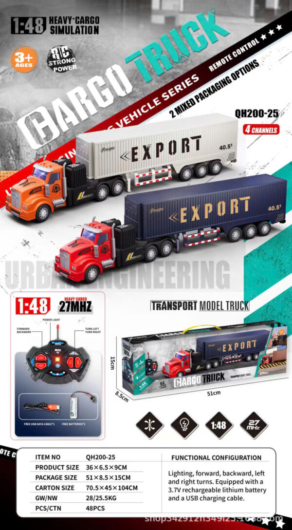Xe cont điều khiển kèm pin sạc