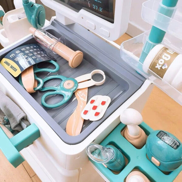 Đồ chơi Xe đẩy bác sĩ size đại 26 chi tiết - Hình ảnh 4