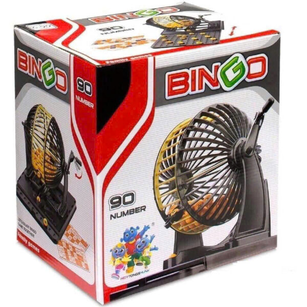 Đồ chơi quay sổ xố Bingo Loto loại to 90 số 24 tờ dò