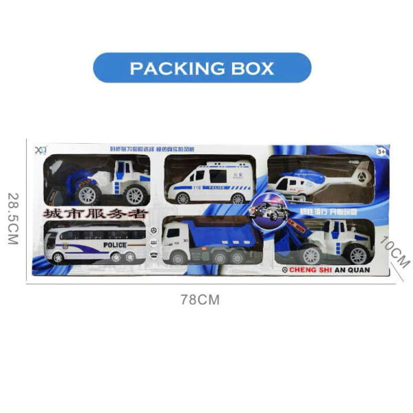 Set 6 xe cảnh sát size đại cho bé - Hình ảnh 4