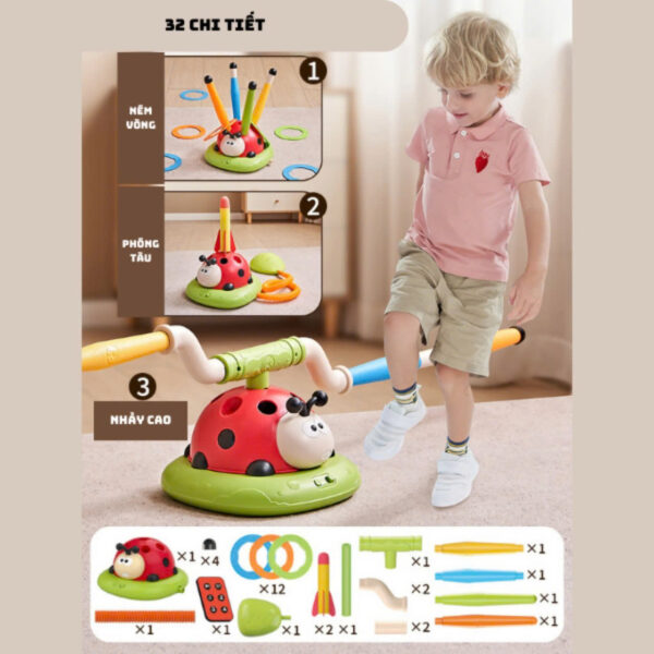 Hàng hot - đồ chơi bọ rùa thể dục 3 in 1 - Hình ảnh 3
