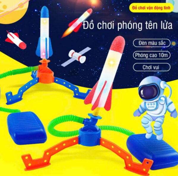 Giá phóng tên lửa mã 02766 cho bé thỏa sức vui chơi ,hoạt động