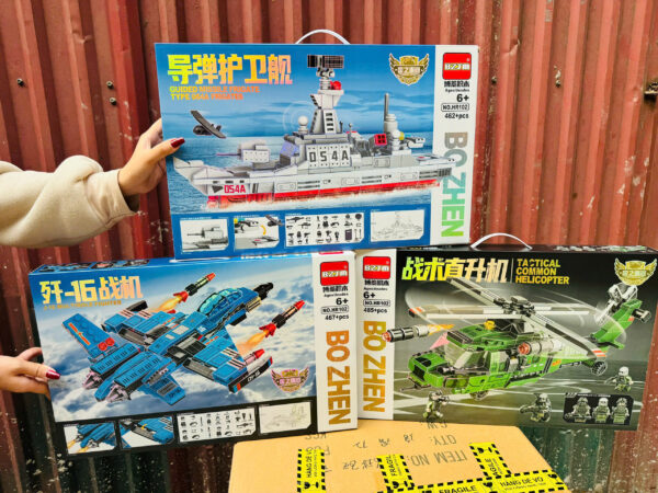 Lego máy bay, trực thăng, tàu chiến