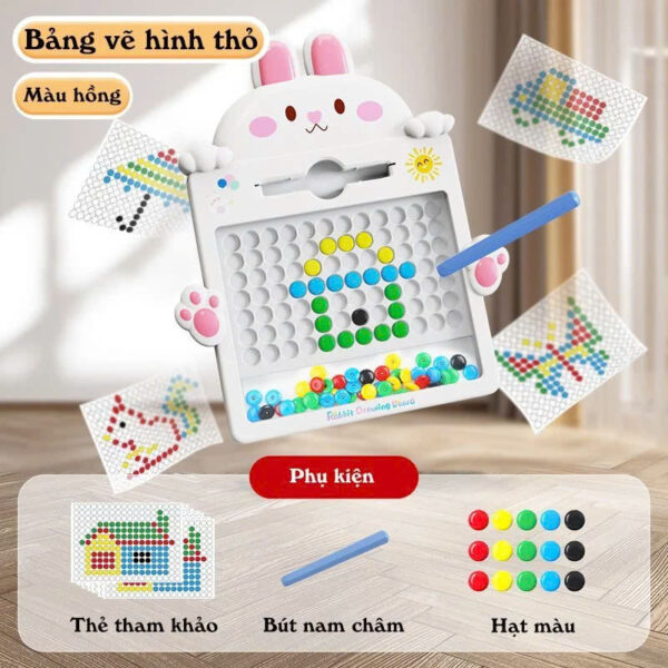 MÃ YX-27: BẢNG TỪ THỎ 26x30 cm