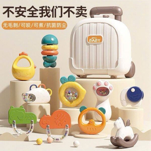 🎯 BỘ 10 XÚC XẮC GẶM NƯỚU 10 IN 1 CHO BÉ
