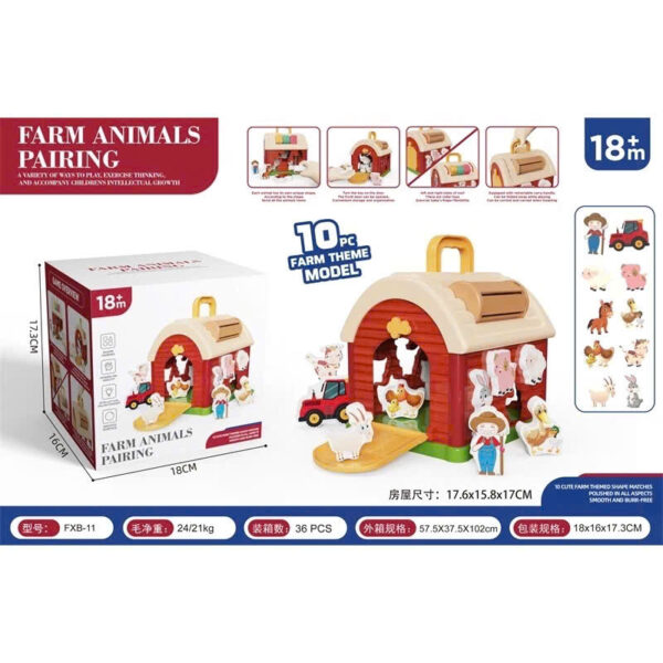 ĐỒ CHƠI NÔNG TRẠI VUI VẺ -Đồ Chơi Giáo Dục Montessori THÔNG MINH CHO BÉ