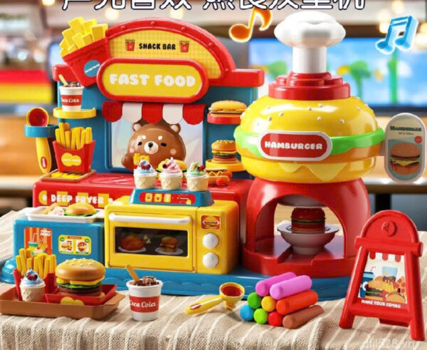 CỬA HÀNG HUMBERGER ĐẤT NẶN  CHO BÉ