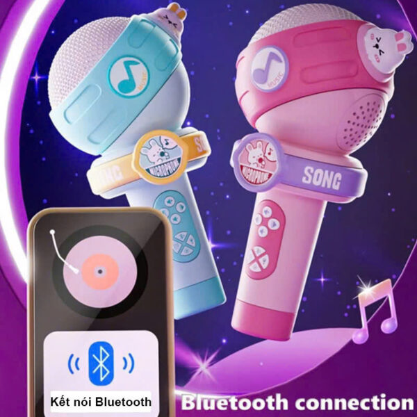 🎯  Micro có bluetooth cho bé tập làm ca sĩ