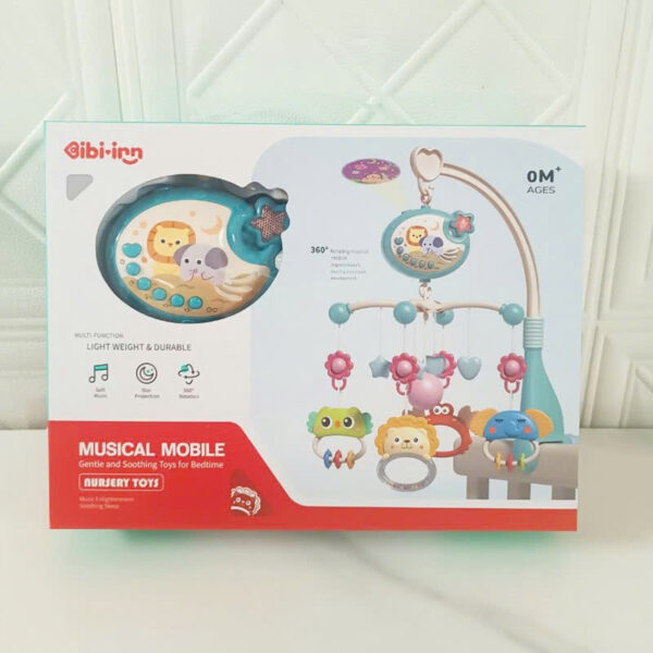 BỘ TREO NÔI KIÊM XÚC XẮC NGẶM NƯỚU (có nhạc & đèn) cho bé