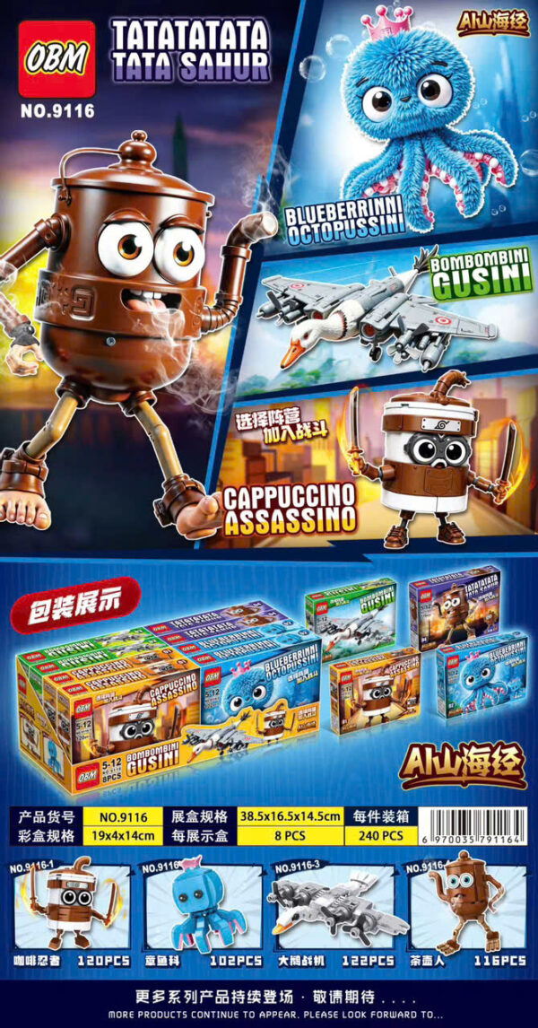 Lego cappuccino lốc 8 hộp 22k/ hộp